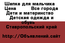 Шапка для мальчика › Цена ­ 400 - Все города Дети и материнство » Детская одежда и обувь   . Ставропольский край